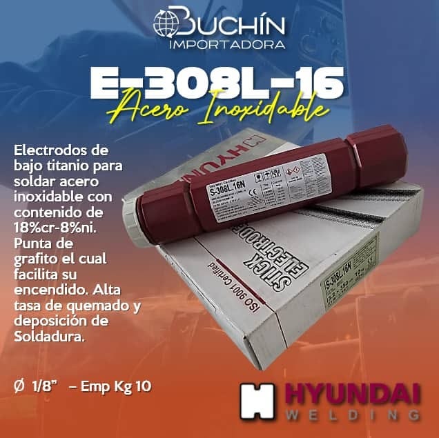 ELÉCTRODO E-308L-16 1/8