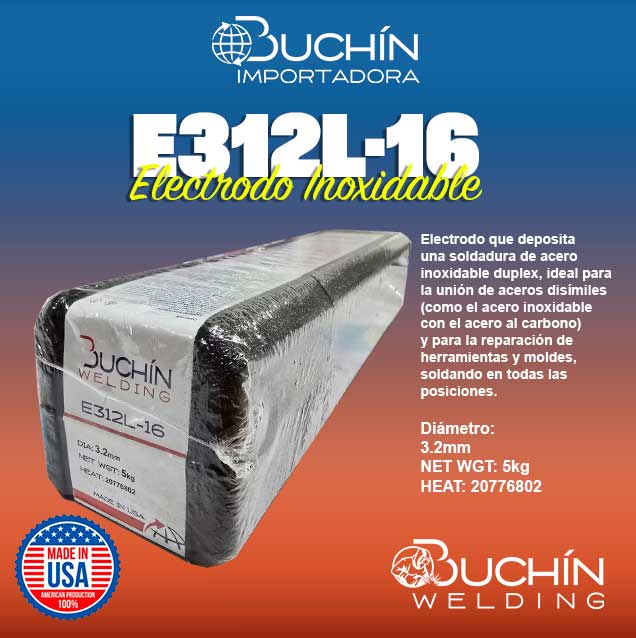 ELÉCTRODO E-312-16 (CroNi) - 1/8